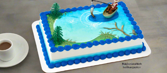 Fisherman With Action Fish Cake