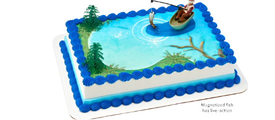 Fisherman With Action Fish Cake