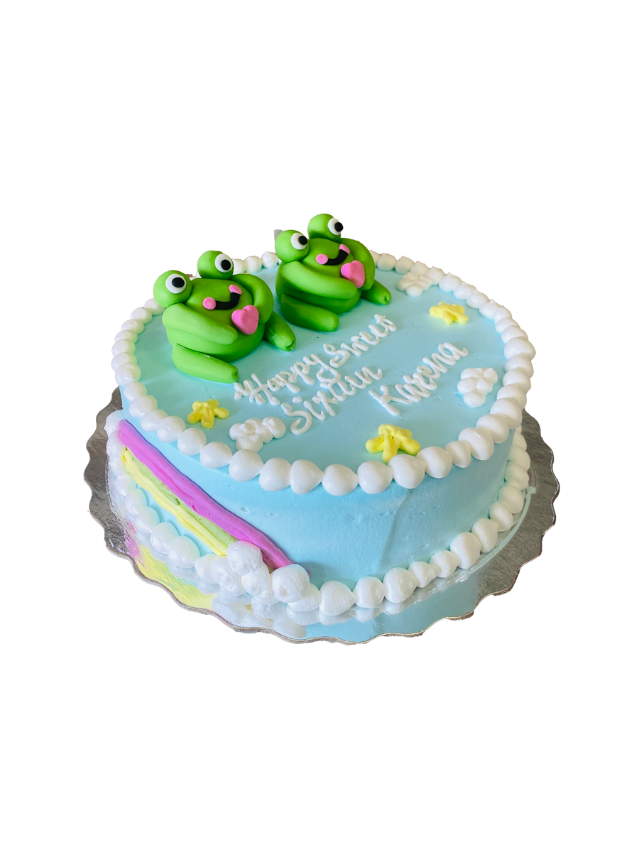 Frog Birthday Cake