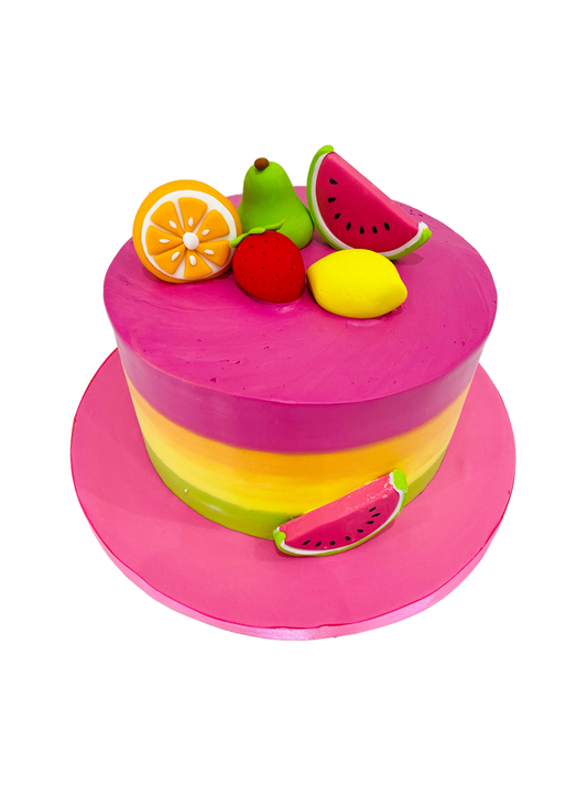 Fruity World Birthday Cake