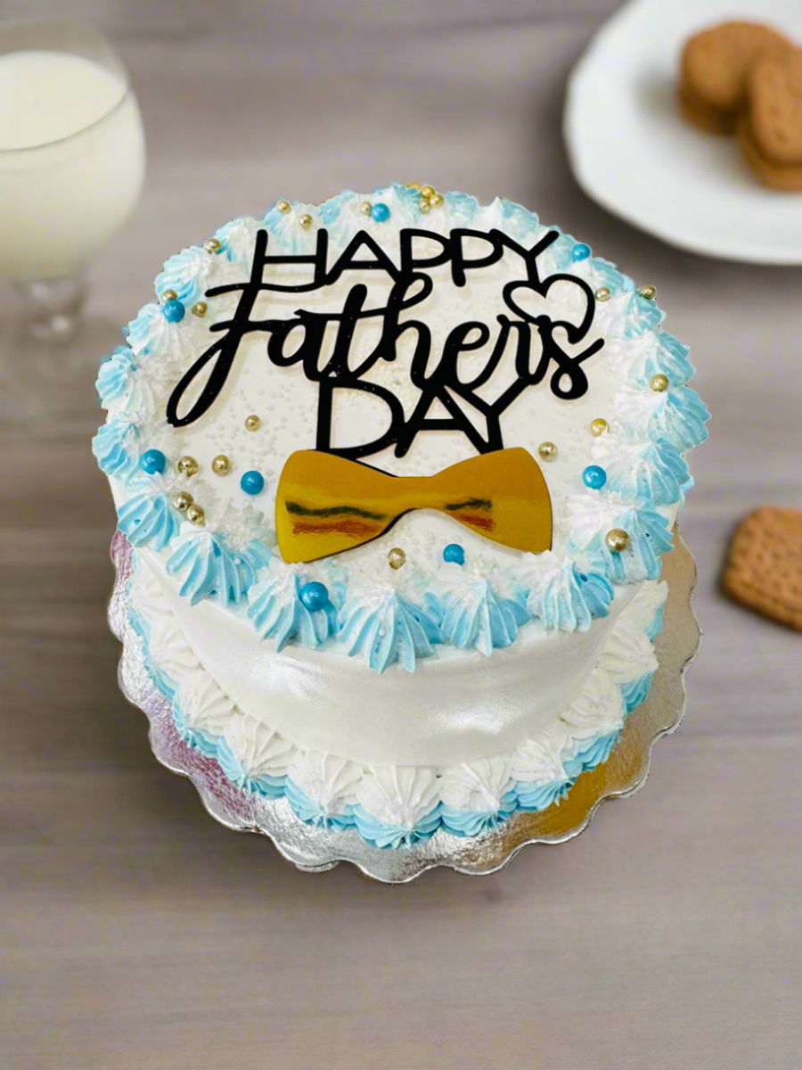 GOLD BOW FATHER'S DAY CAKE
