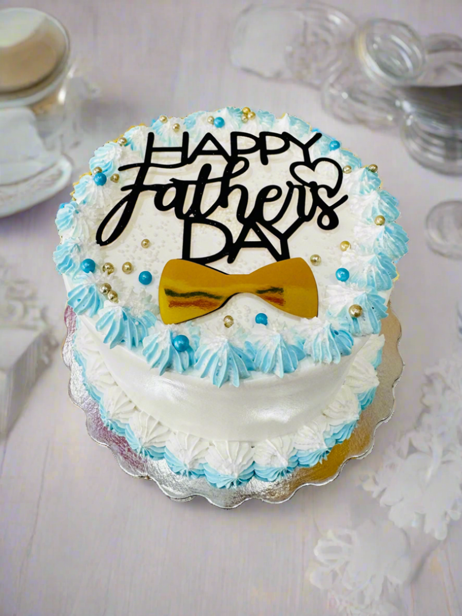 GOLD BOW FATHER'S DAY CAKE