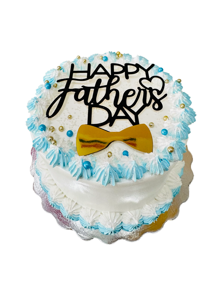GOLD BOW FATHER'S DAY CAKE