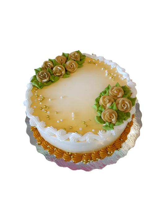 Golden Flower Cake
