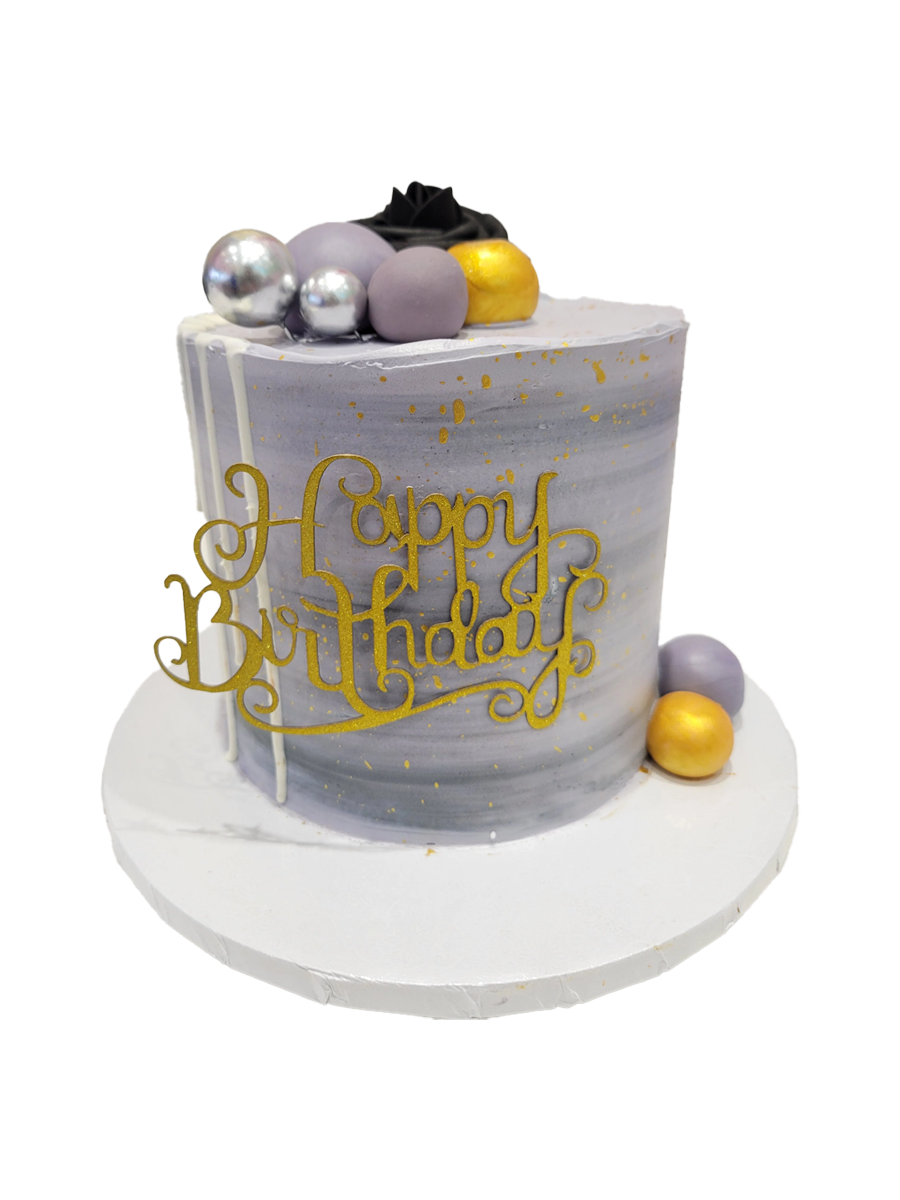 Grace Cream Birthday Cake