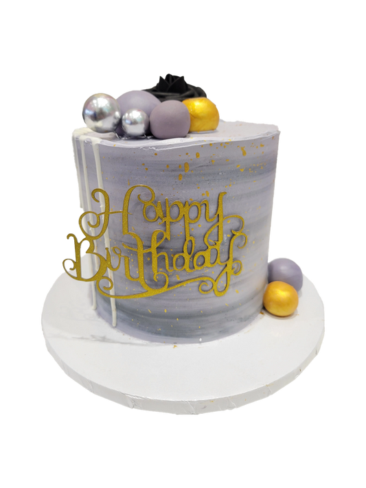 Grace Cream Birthday Cake