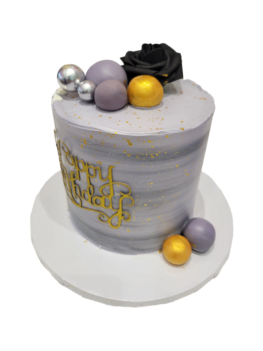 Grace Cream Birthday Cake