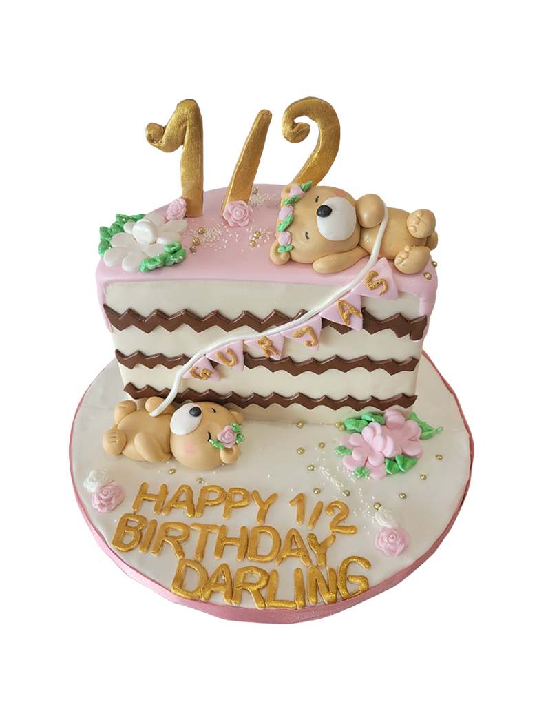 Gurjas Half Birthday Fondant Cake