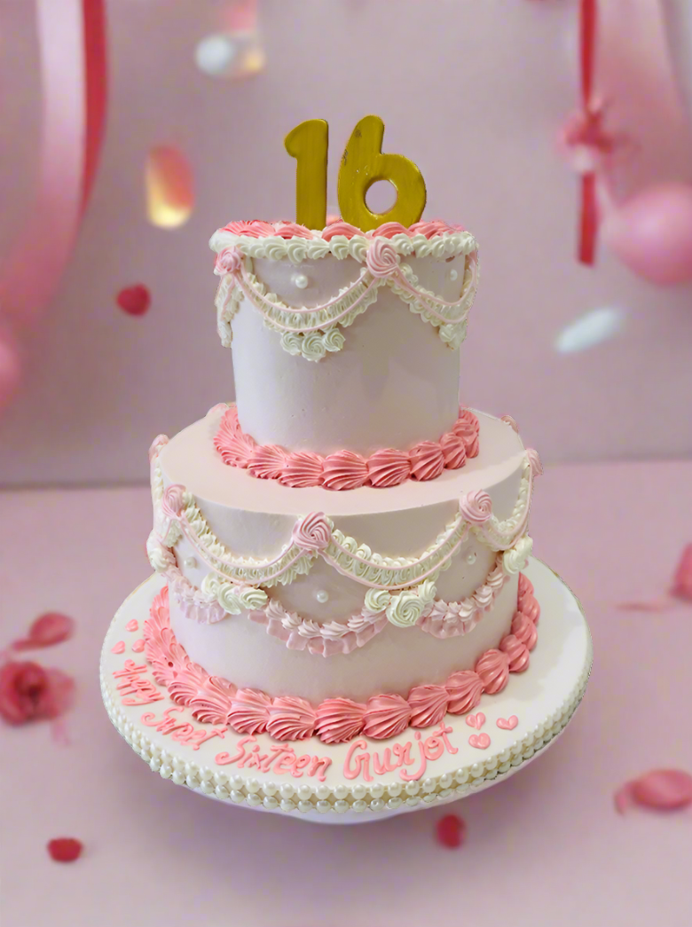 Gurjot Sweet Sixteen Cake