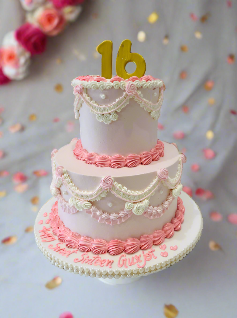 Gurjot Sweet Sixteen Cake