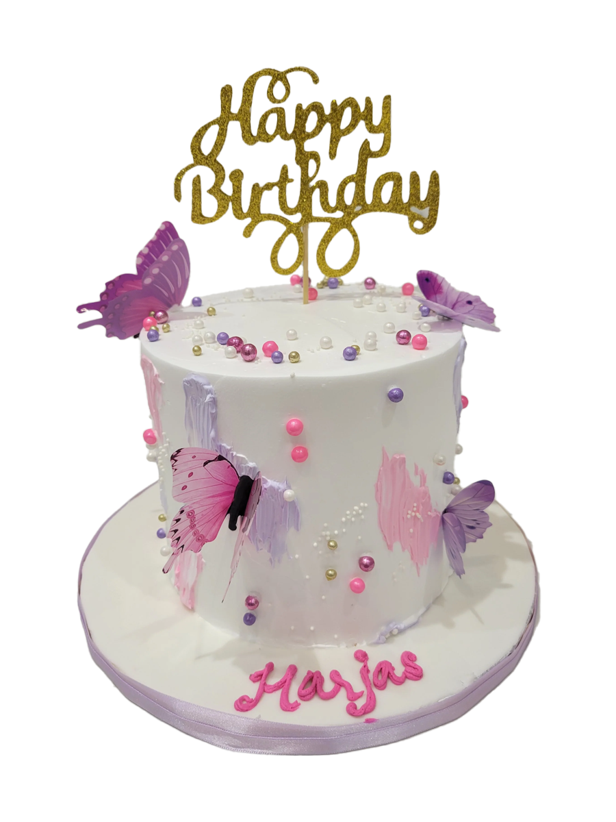 Harjas Butterfly Birthday Cake