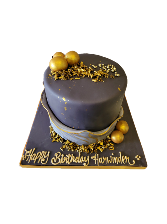 Harry Gold Ruffle Cake