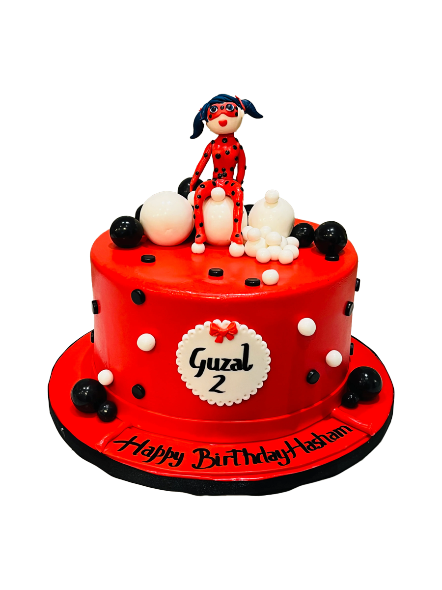 Hasham Miraculous Ladybug  Fondant Cake