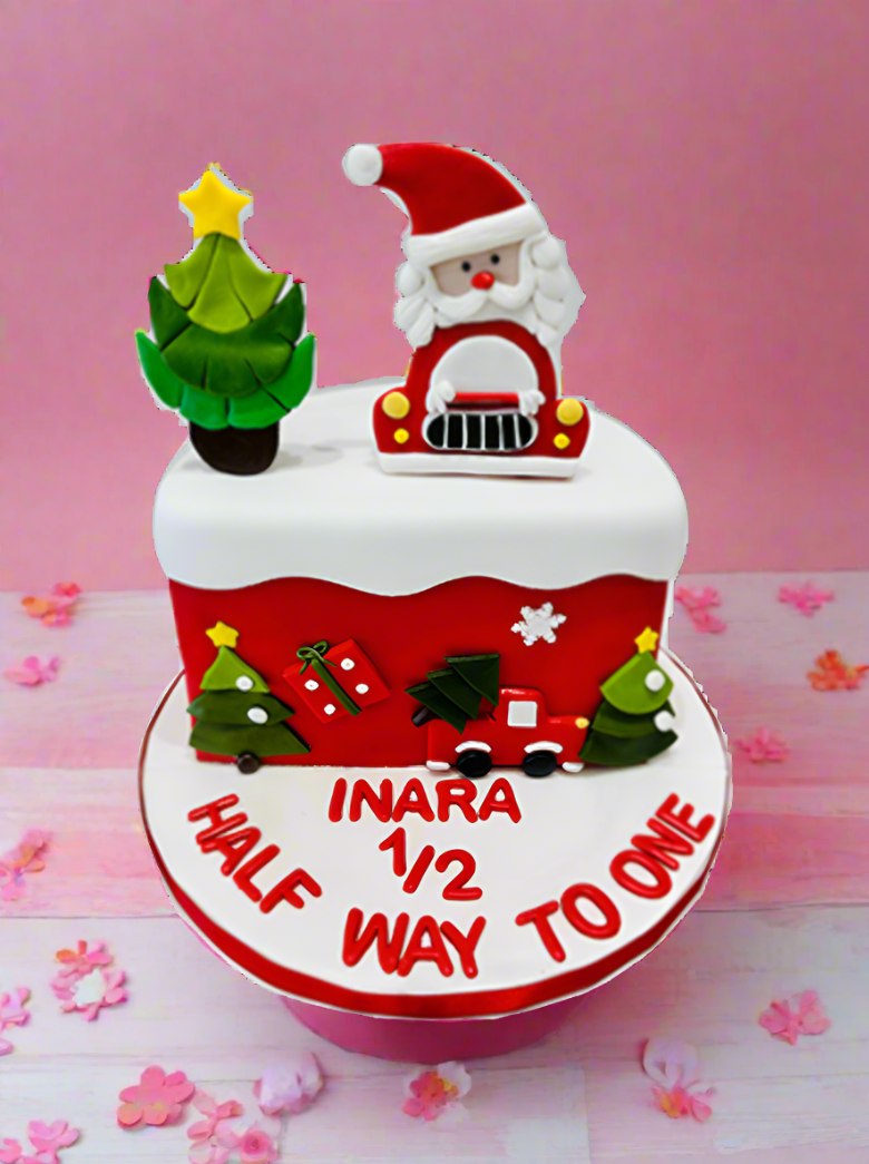 Inara Half Birthday Cake