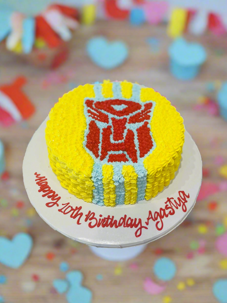 Iron Man Cream Cake