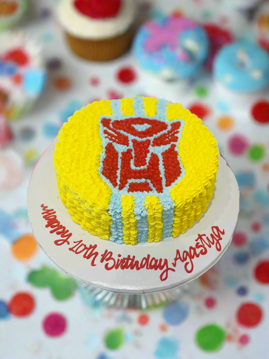 Iron Man Cream Cake