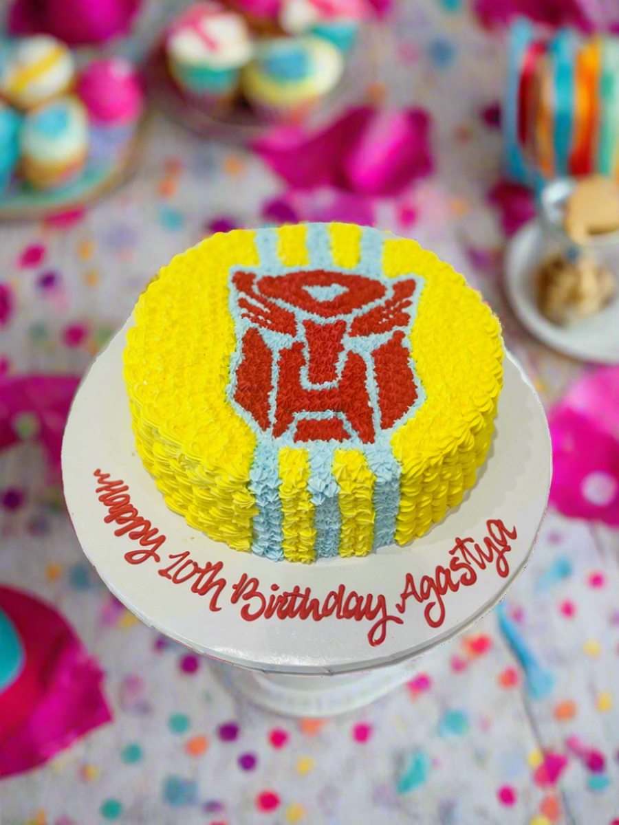 Iron Man Cream Cake