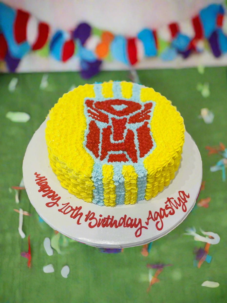 Iron Man Cream Cake