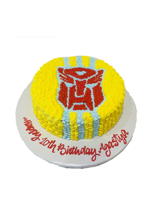 Iron Man Cream Cake