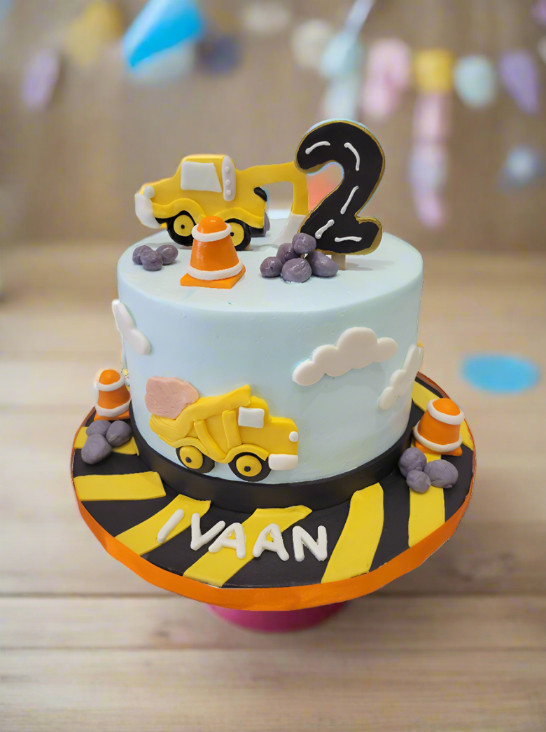 Ivaan Construction Cream Cream Cake