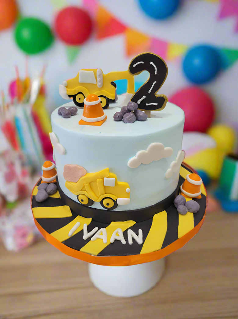 Ivaan Construction Cream Cream Cake