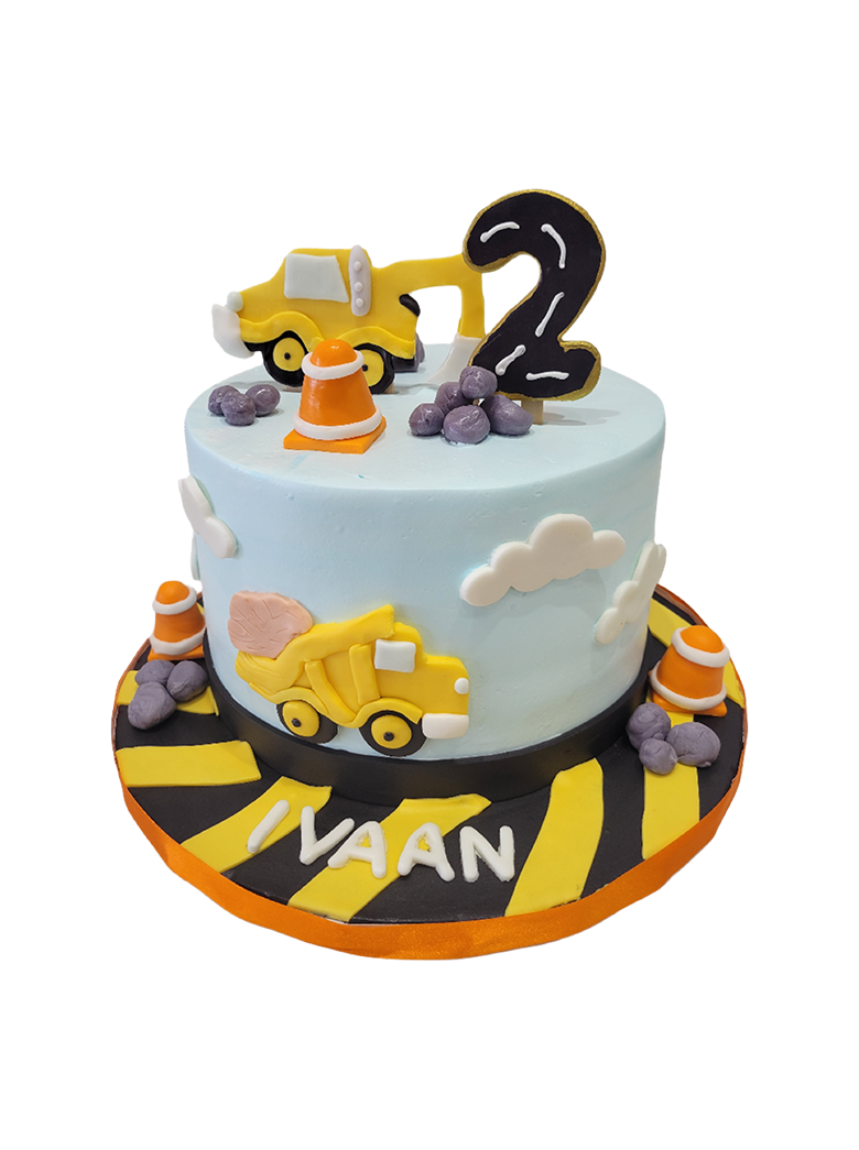 Ivaan Construction Cream Cream Cake