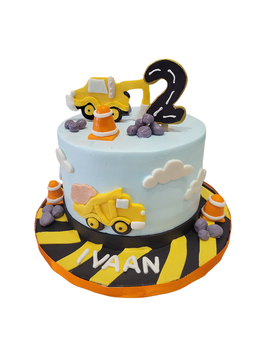 Ivaan Construction Cream Cream Cake
