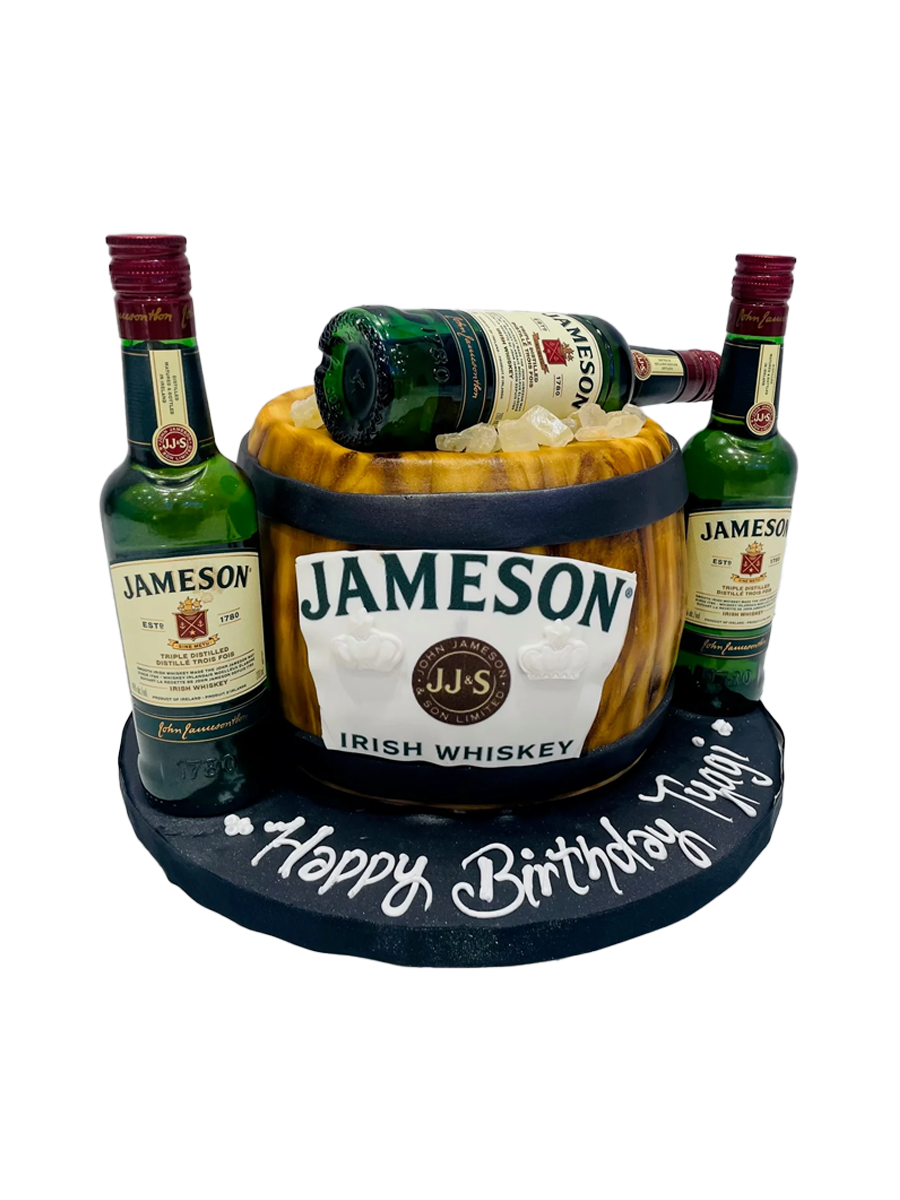 Jameson Barrel Bottle Cake