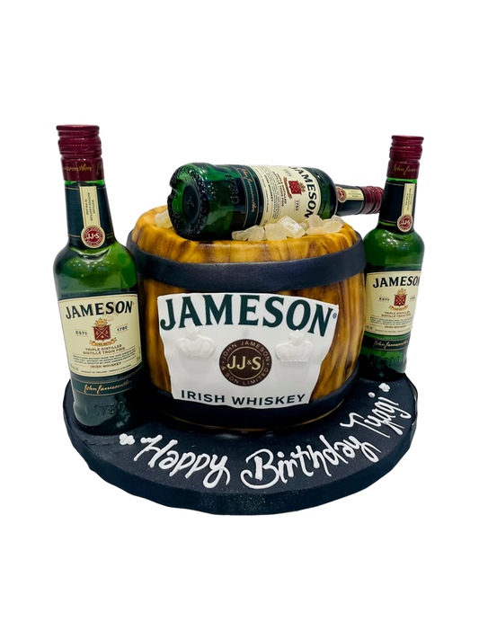 Jameson Barrel Bottle Cake