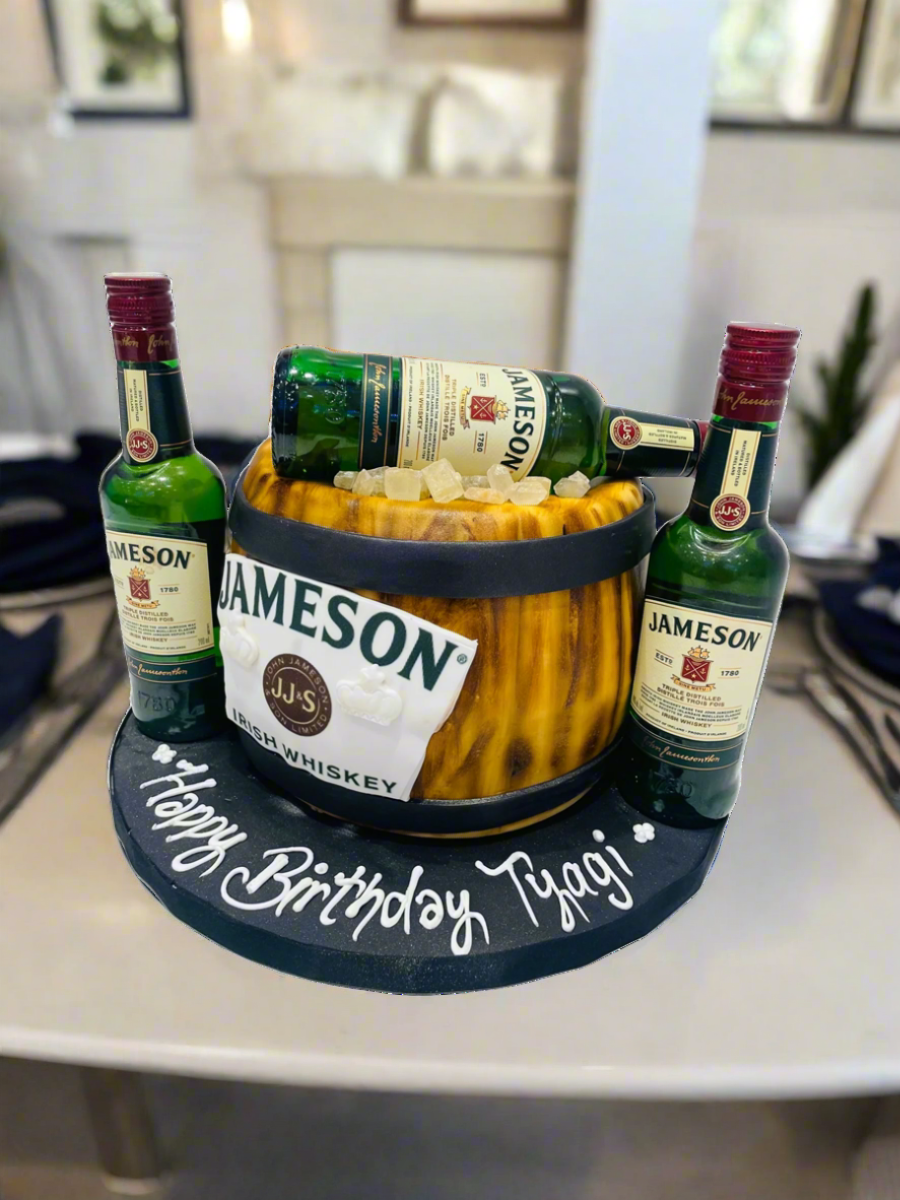Jameson Barrel Bottle Cake