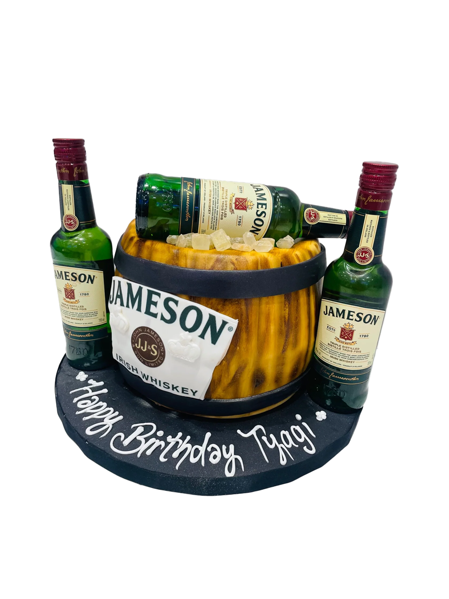 Jameson Barrel Bottle Cake