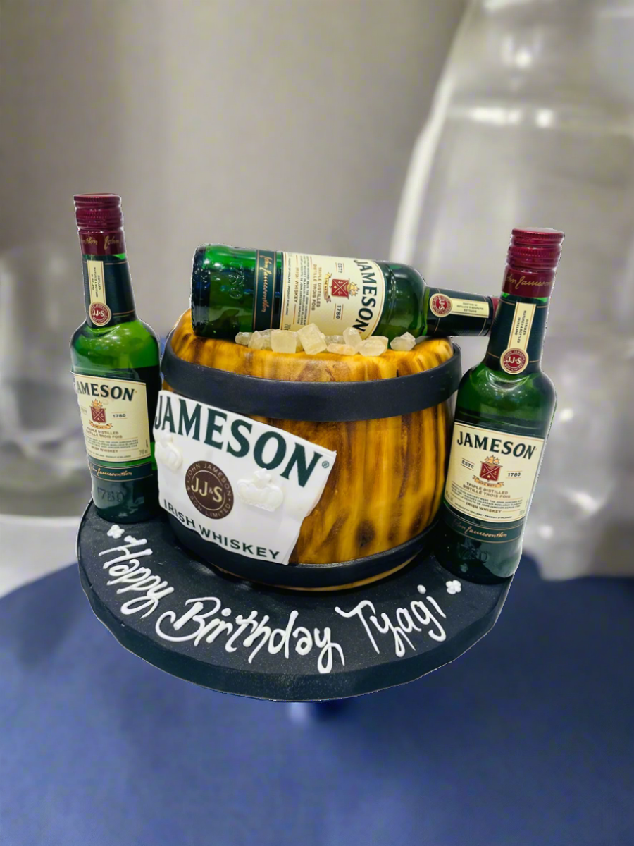 Jameson Barrel Bottle Cake