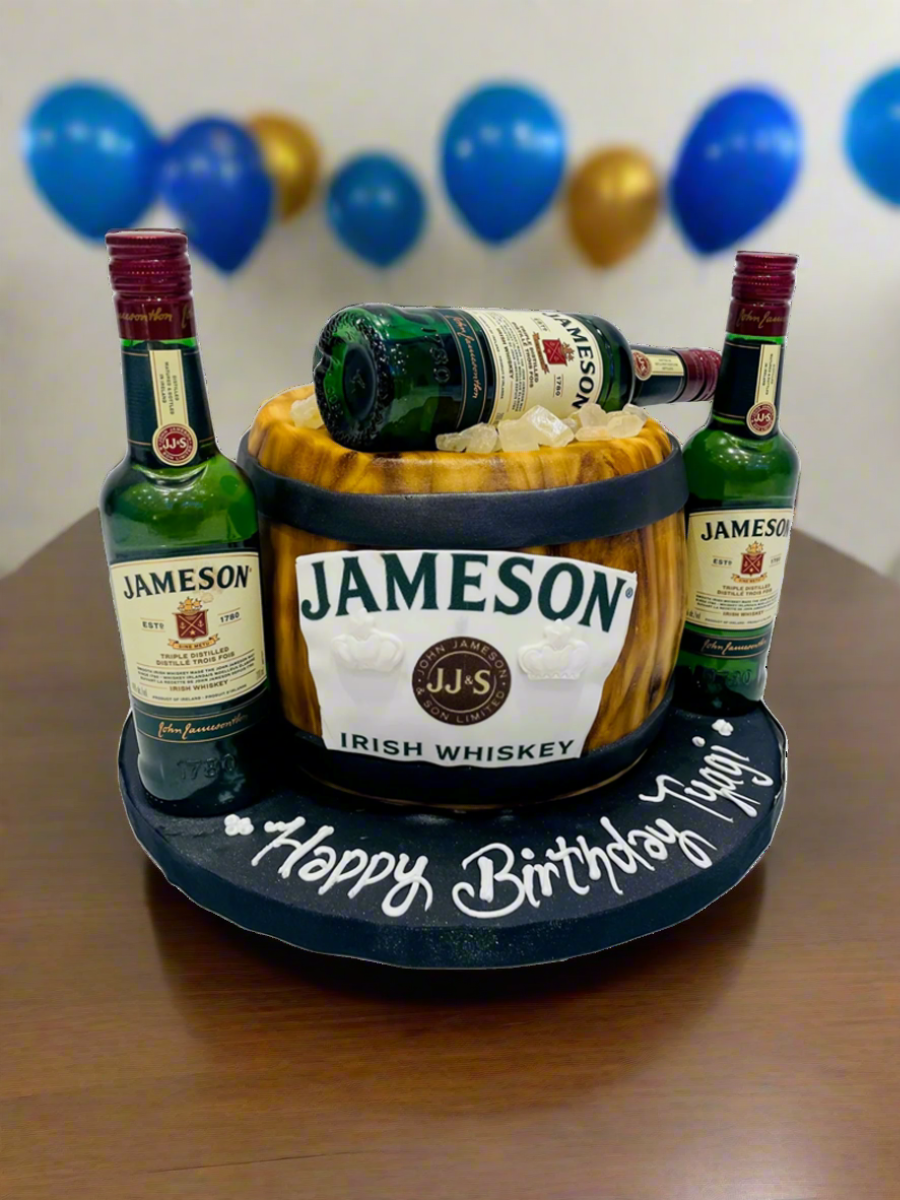 Jameson Barrel Bottle Cake