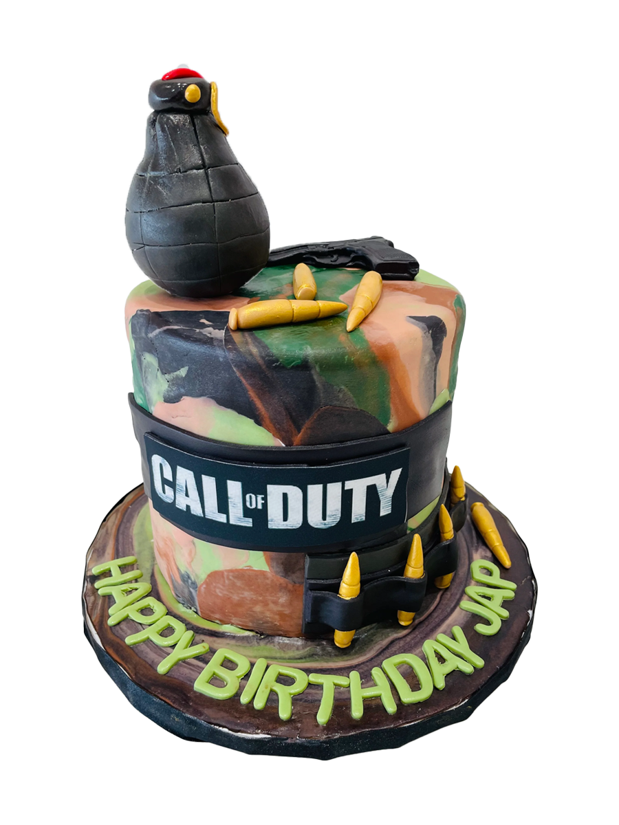 Jap Call of Duty Fondant Cake