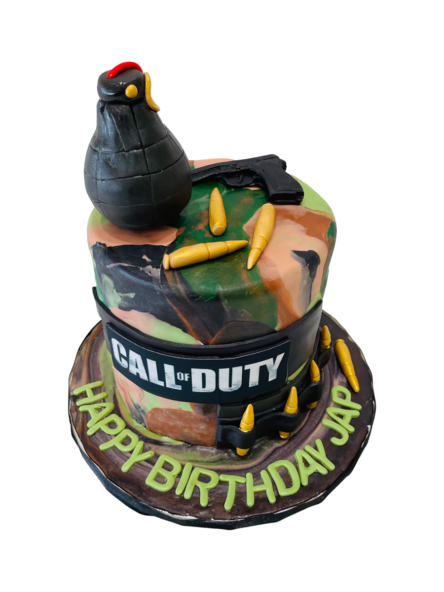 Jap Call of Duty Fondant Cake