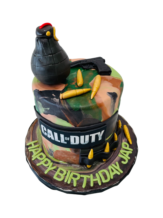 Jap Call of Duty Fondant Cake