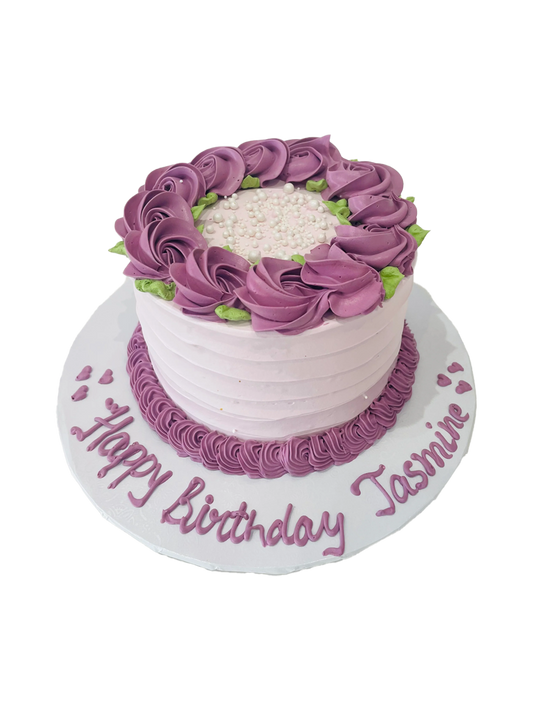 Jasmin Rosette Birthday Cake
