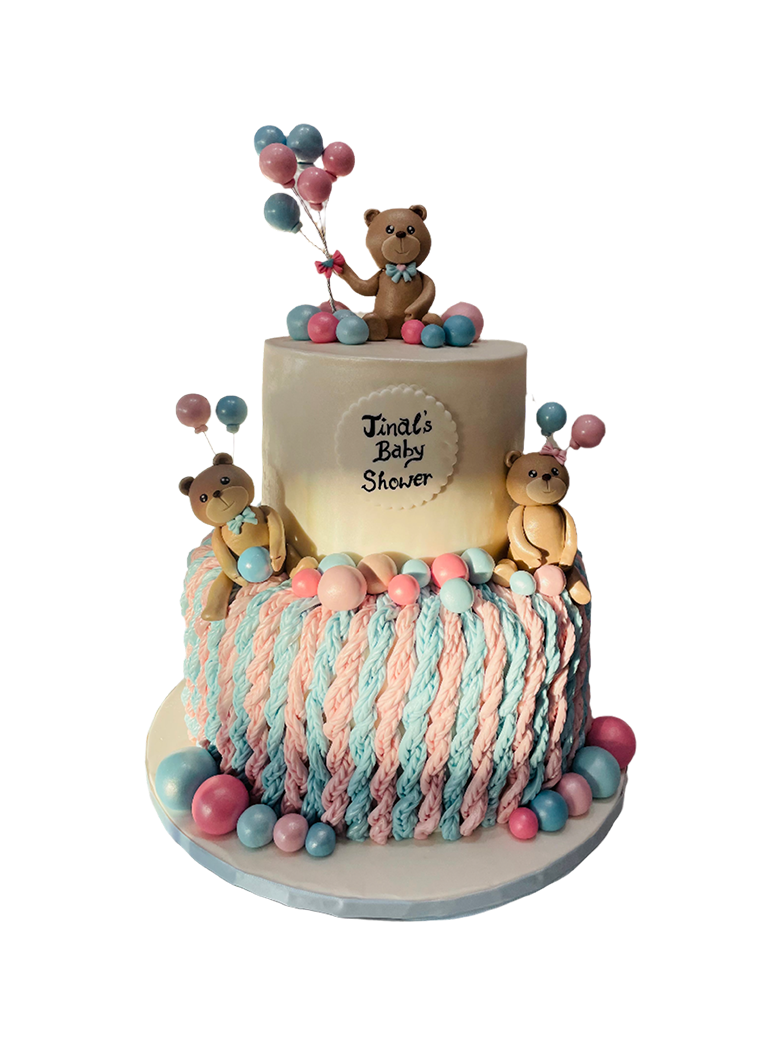 Jinal's Baby Shower Fondant Cake