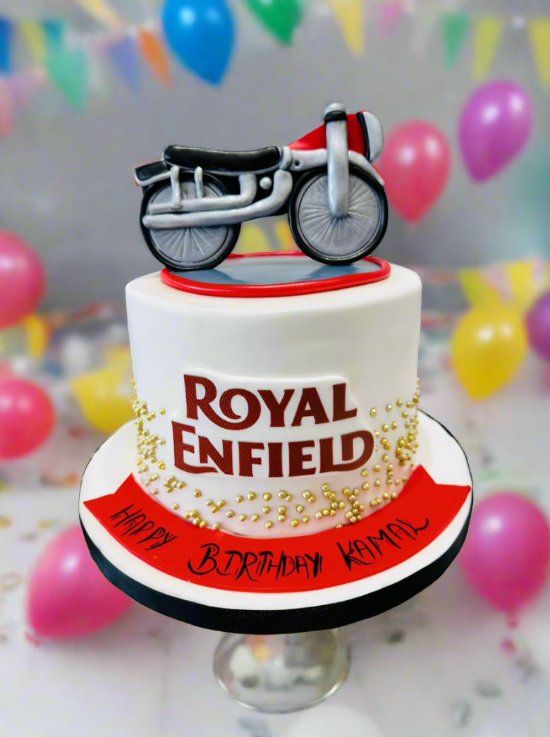 Kamal Bike Fondant Cake