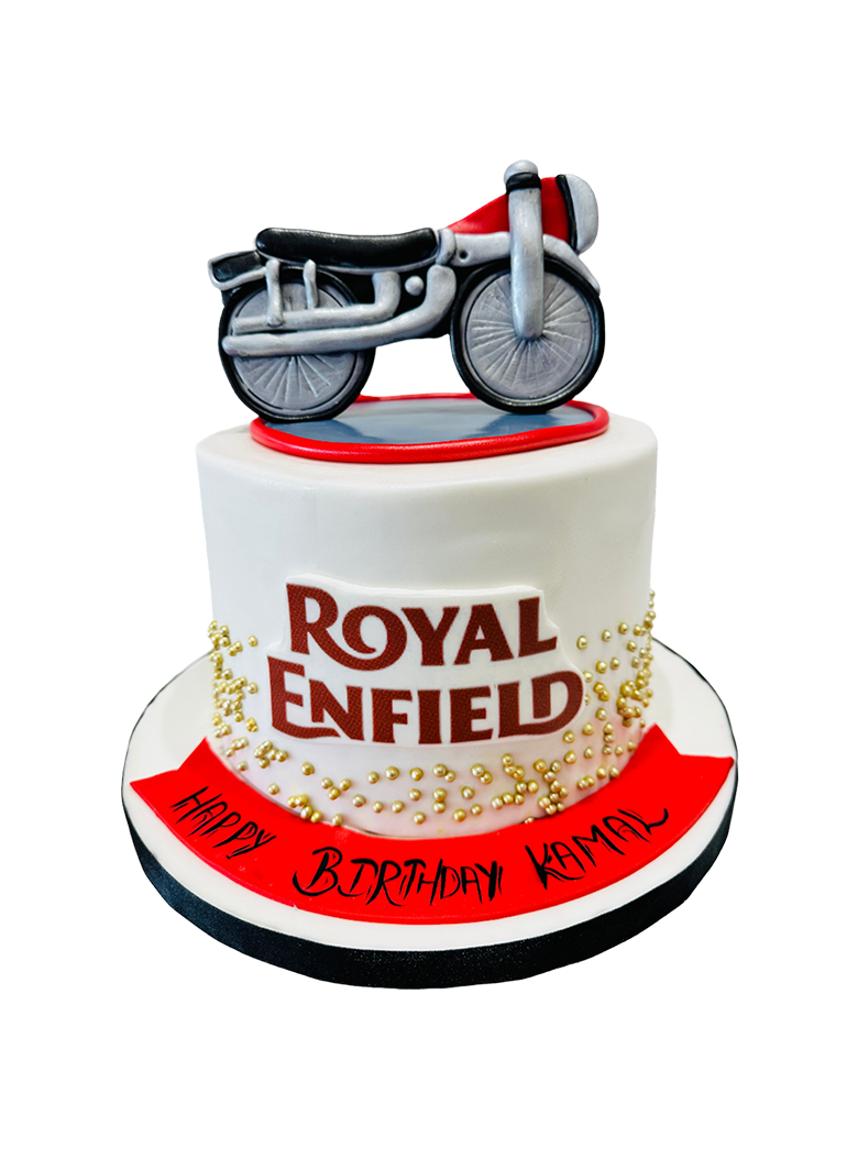 Kamal Bike Fondant Cake