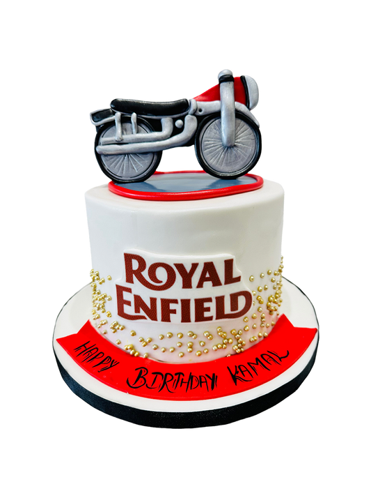 Kamal Bike Fondant Cake