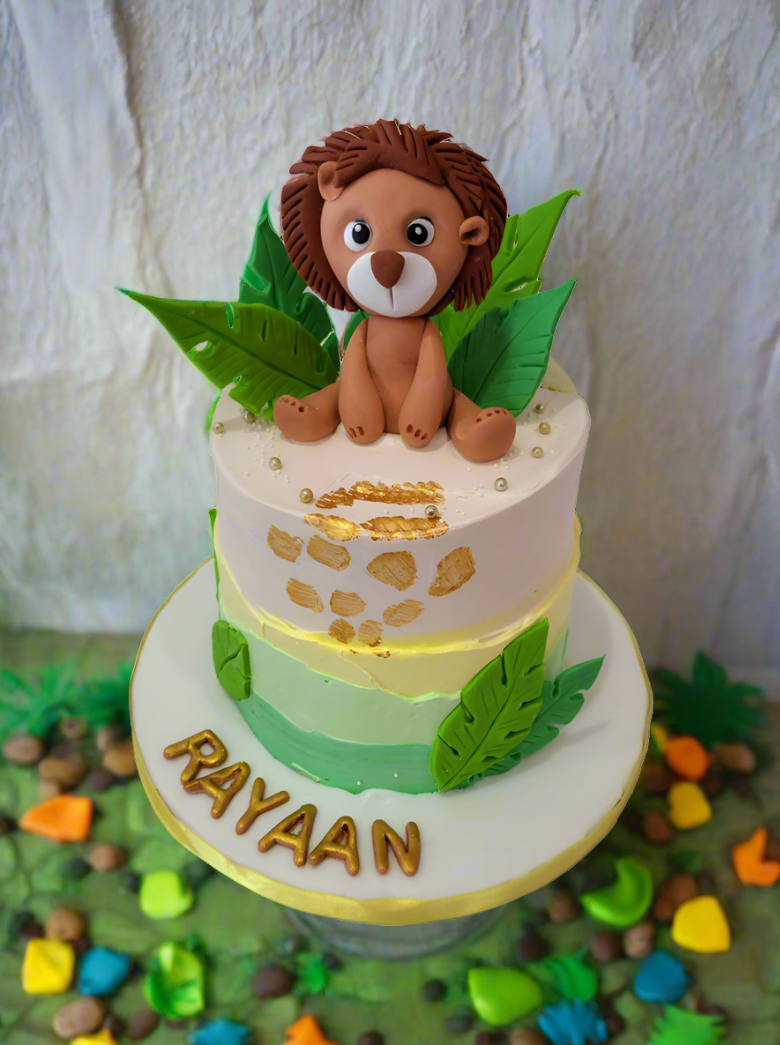 Baby Lion Cream Cake