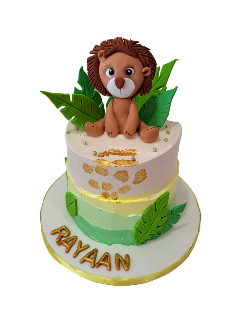 Baby Lion Cream Cake