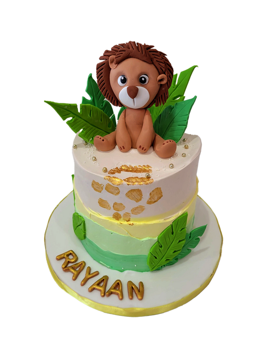 Baby Lion Cream Cake