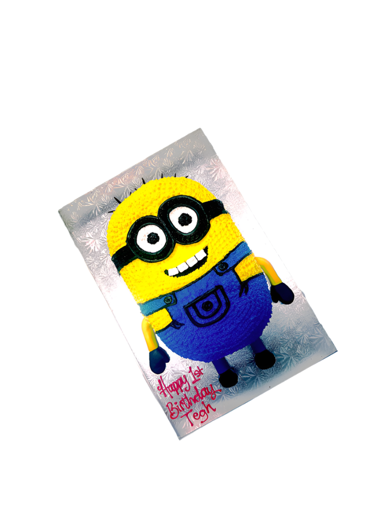 Tegh Minion Molded Cake