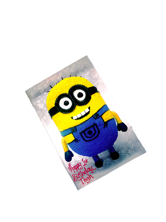 Tegh Minion Molded Cake