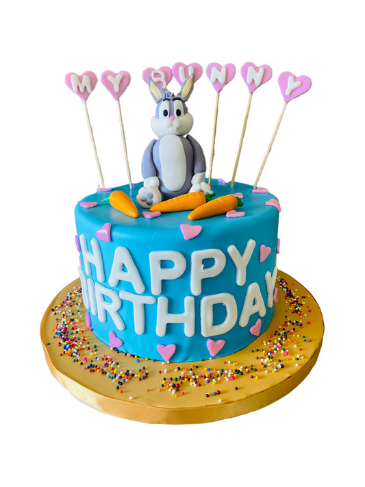 My Bunny Fondant Cake