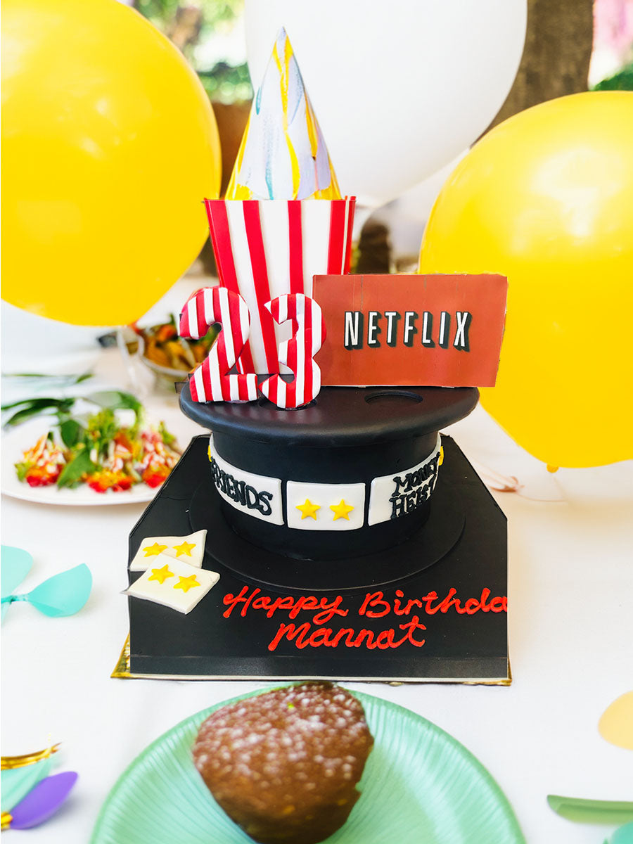 Netflix Fondant Birthday Cake