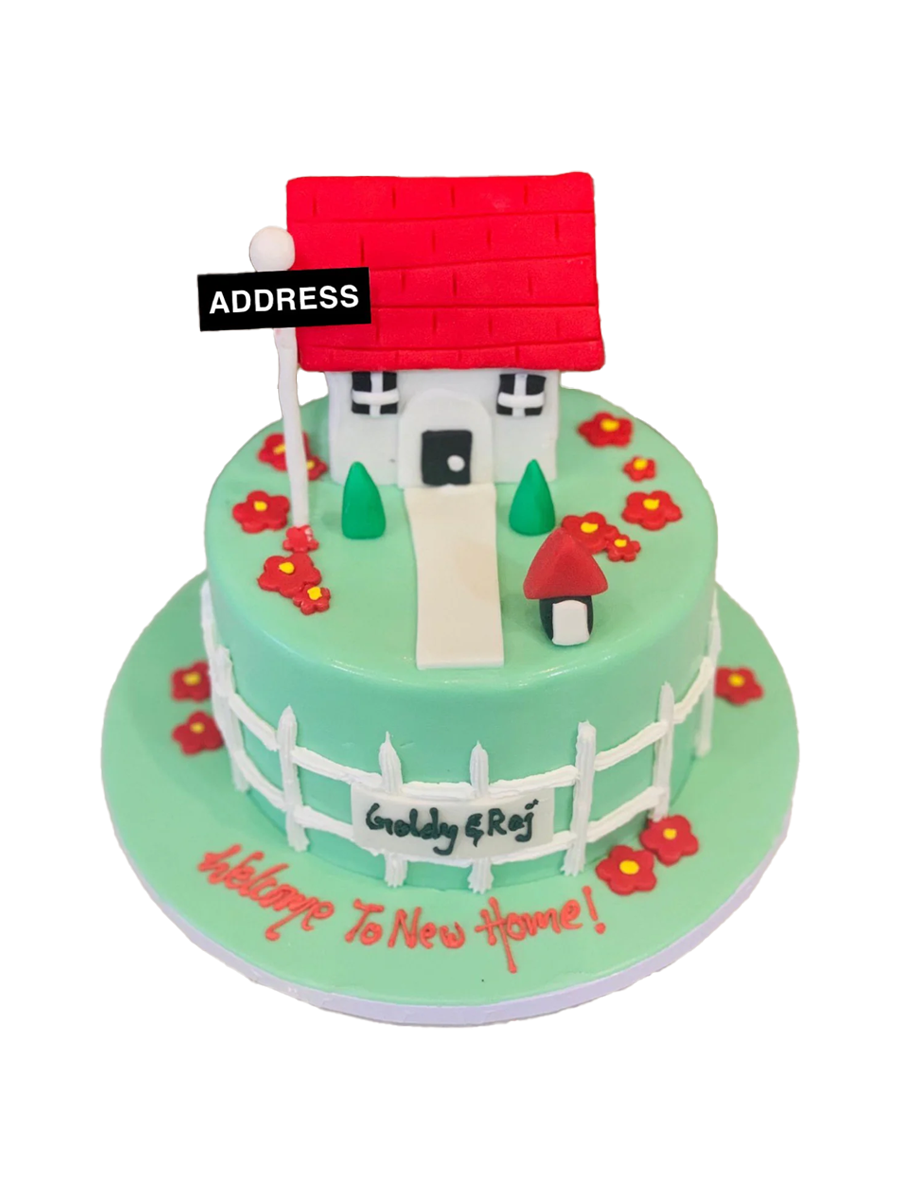 New House Fondant Cake