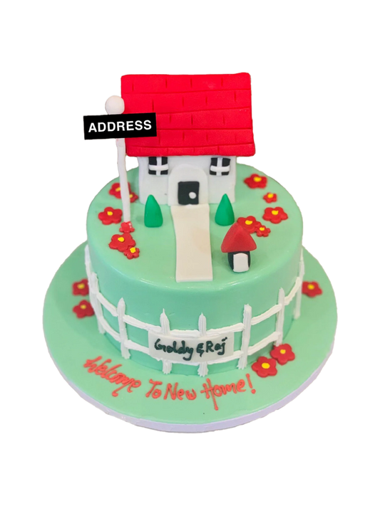 New House Fondant Cake